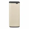 Brabantia Vuilnisbakken|Vuilnisbakken|Pedaalemmer Bo 30L - staal - soft beige