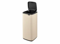 Brabantia Vuilnisbakken|Vuilnisbakken|Pedaalemmer Bo 30L - staal - soft beige