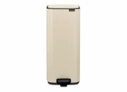 Brabantia Vuilnisbakken|Vuilnisbakken|Pedaalemmer Bo 30L - staal - soft beige