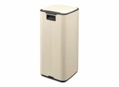 Brabantia Vuilnisbakken|Vuilnisbakken|Pedaalemmer Bo 30L - staal - soft beige