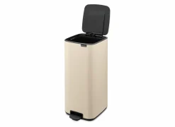 Brabantia Vuilnisbakken|Vuilnisbakken|Pedaalemmer Bo 30L - staal - soft beige