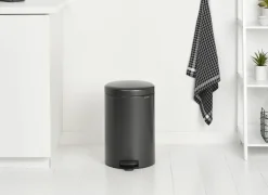 Brabantia Vuilnisbakken|Vuilnisbakken|Pedaalemmer NewIcon - 20L - Confident Grey