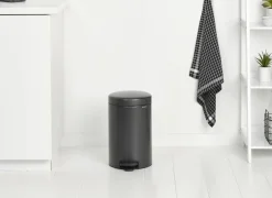 Brabantia Vuilnisbakken|Vuilnisbakken|Pedaalemmer NewIcon   12L confident grey