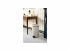 Brabantia Pedaalemmer NewIcon 20L soft beige- Vuilnisbakken|Vuilnisbakken