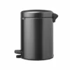 Brabantia Pedaalemmer NewIcon   - 5L - confident grey- Vuilnisbakken|Vuilnisbakken