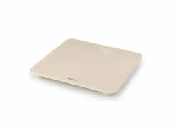 Brabantia Personenweegschaal|Personenweegschaal 28x28x3cm - glas - soft beige