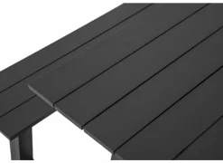 Picknicktafel Santorini173x200cm - aluminium - antraciet- Tuinbanken|Tuinsets
