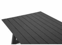 Picknicktafel Santorini173x200cm - aluminium - antraciet- Tuinbanken|Tuinsets