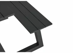 Picknicktafel Santorini173x200cm - aluminium - antraciet- Tuinbanken|Tuinsets