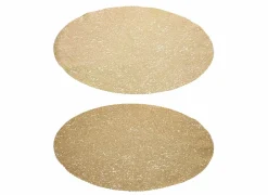 Placemats|Kerstdecoratie|Placemat Ø38cm - kunststof - goud