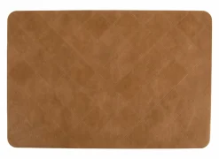 Tiseco Placemats|Placemat Edson 45x30cm - kunststof - cognac
