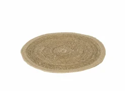 Placemats|Placemat Khan Ø37cm - jute & zeegras - naturel