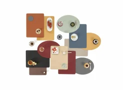 Placemat Togo 33x45cm - lederlook - ivoor- Placemats