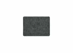 Placemats|Placemat Truman 33x45cm - lederlook - zwart