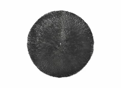 Salt & Pepper Placemats|Placemat Vene Ø38cm - kunststof - zwart