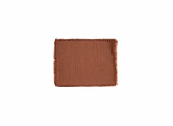 Tiseco Placemat Vera 33x45cm - katoen & stof - rood- Placemats