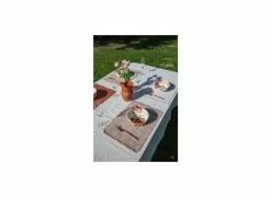 Tiseco Placemat Vera 33x45cm - katoen & stof - rood- Placemats