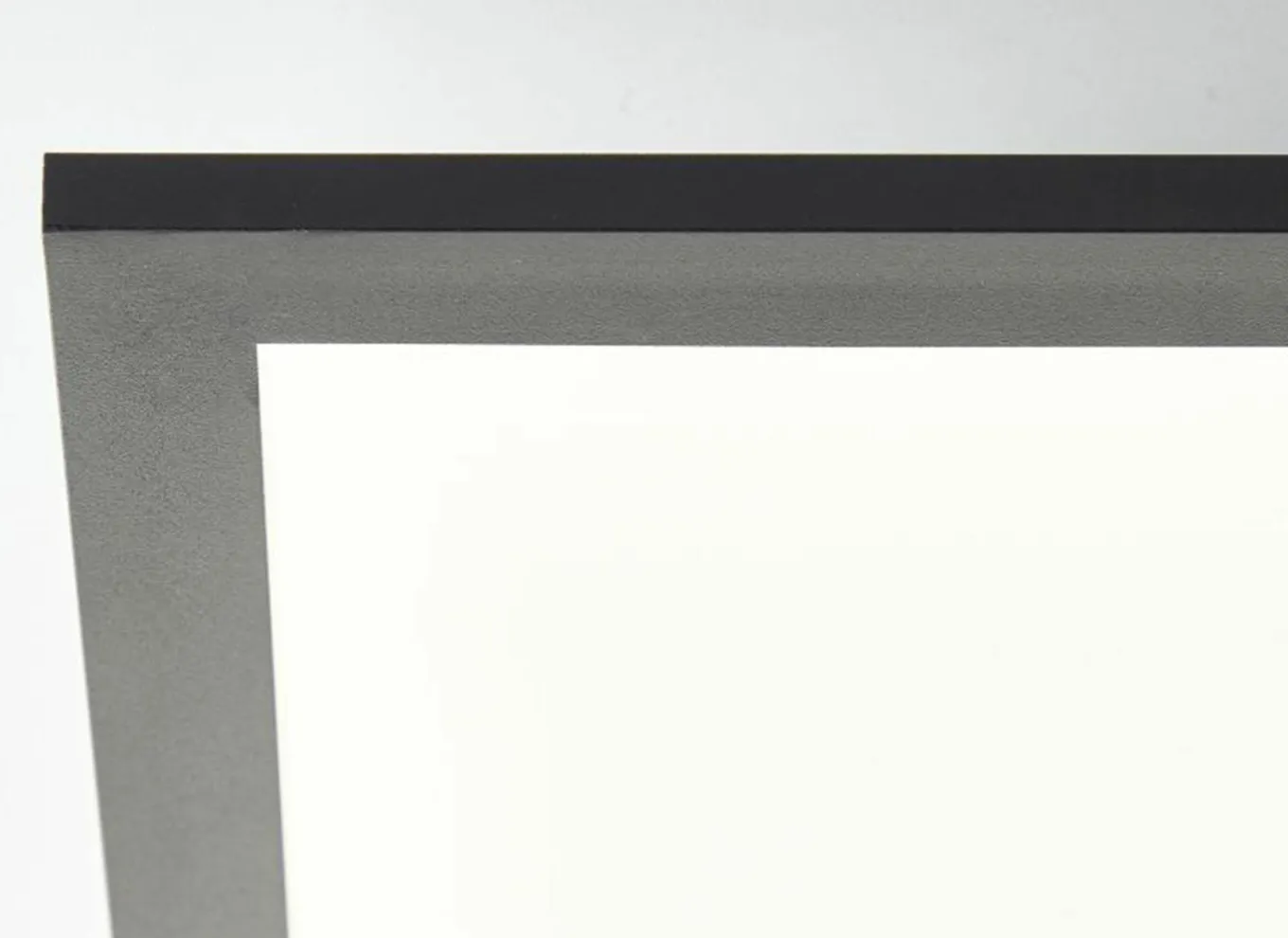 Brilliant Plafonnier|Plafondlamp Briston 45x45x5cm - kunststof & metaal - zwart