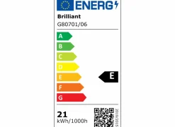 Brilliant Plafonnier|Plafondlamp Briston 45x45x5cm - kunststof & metaal - zwart