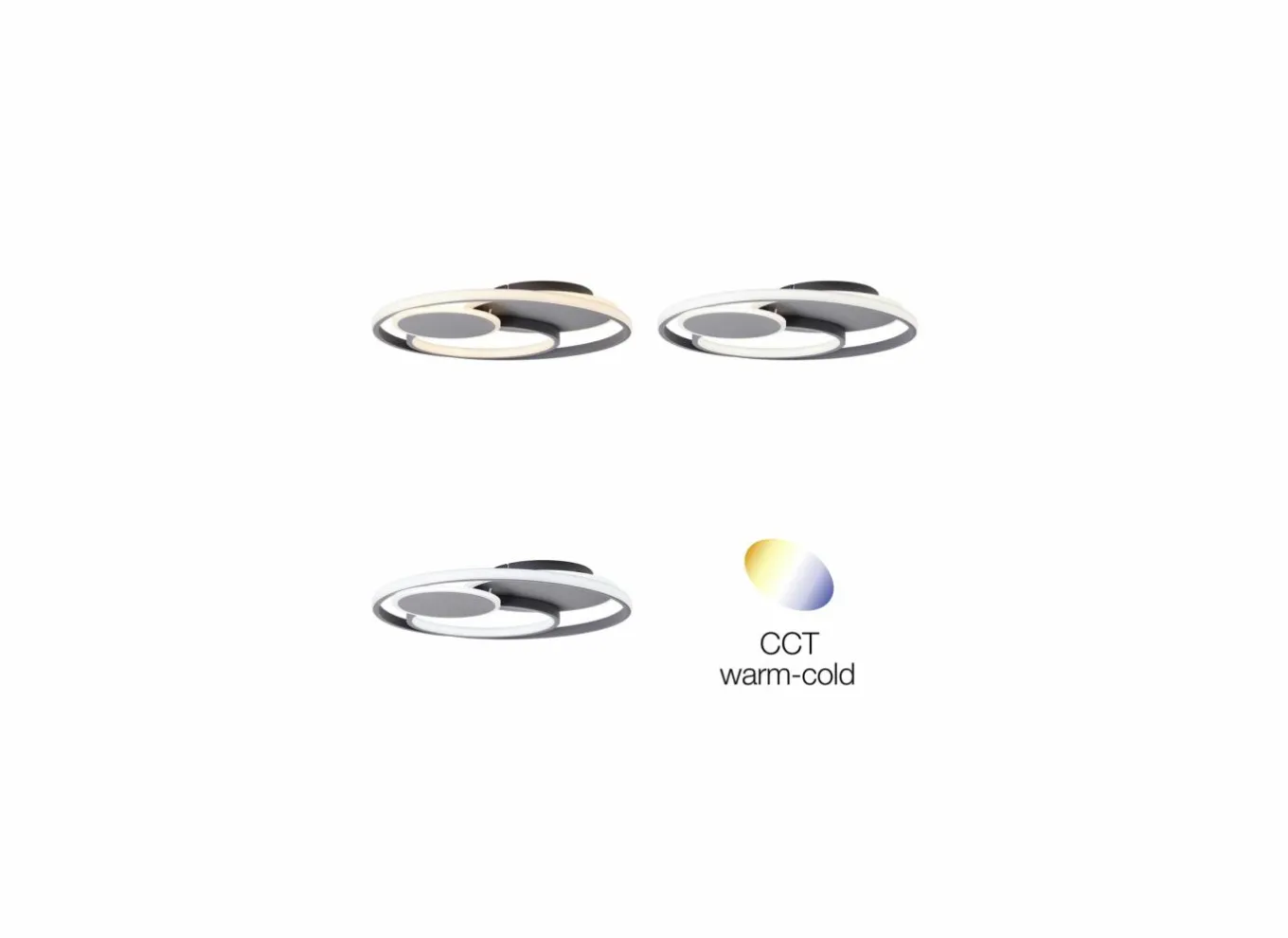 Brilliant Plafonnier|Plafondlamp Runda Ø50cm