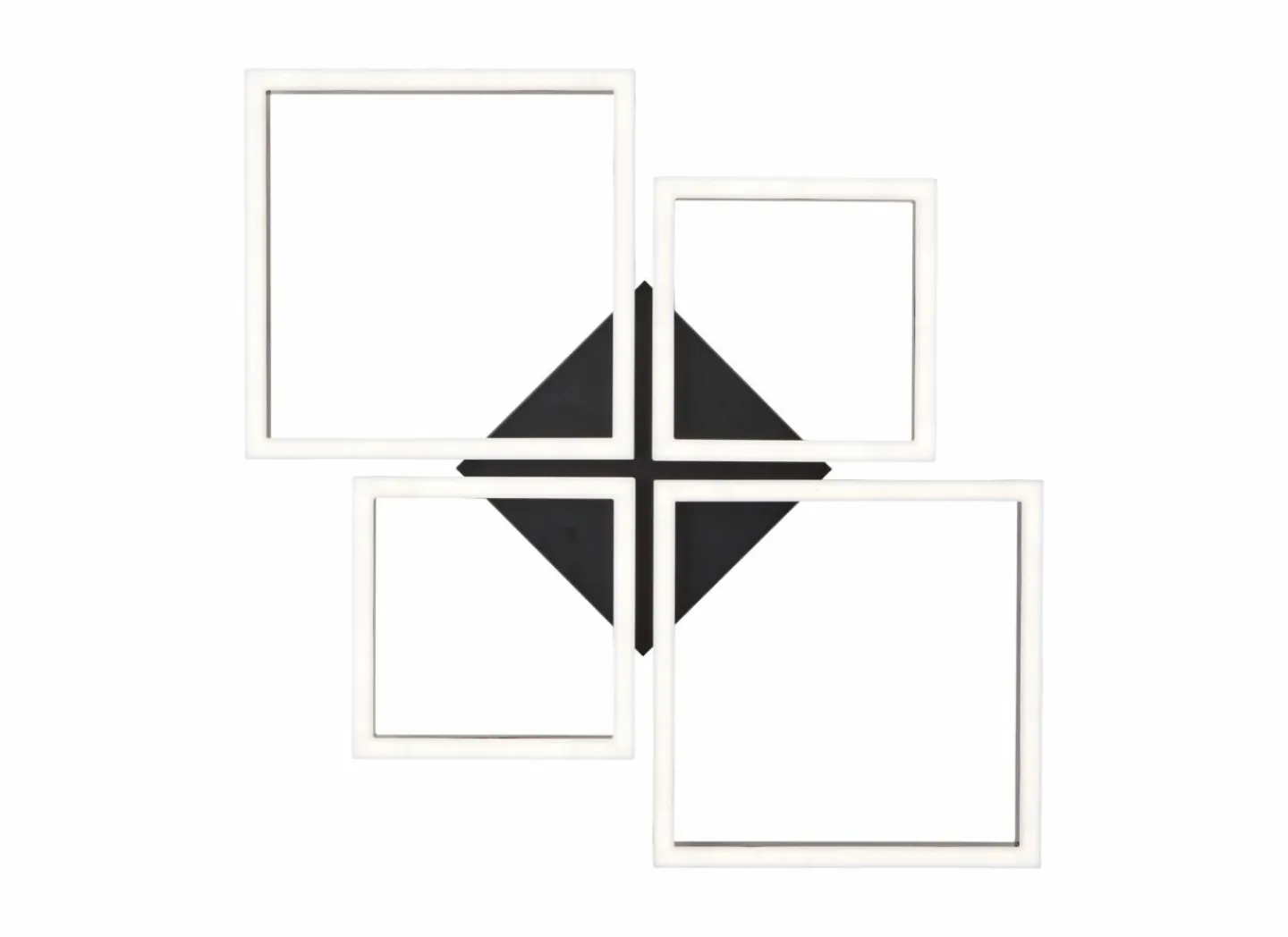 Brilliant Plafondlamp Tabea zwart- Plafonnier