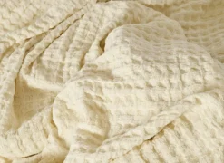 Plaids|Plaids|Plaid Biarritz 150x200cm - katoen - ecru