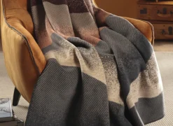 Plaid Desert Wave 150x200cm - polyester & katoen - multicolor- Plaids|Plaids