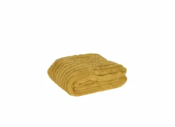 Plaid Gabriella 150x200cm - imitatie konijnenvacht - geel- Plaids|Plaids