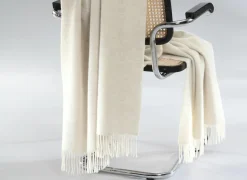 Plaids|Plaids|Plaid Marmor-Stone 150x200cm - kasjmier & wol - wit