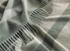 Plaids|Plaids|Plaid Moss Charming 150x200cm - wol & kasjmier - grijs