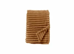 Plaid Ricky 150x200cm - polyester - bruin- Herfstdecoratie|Plaids