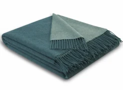 Plaids|Plaids|Plaid Teal-Green 130x170cm - kasjmier & wol - blauw & groen