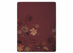 Plaids|Plaids|Plaid Velvet Bloom 150x200cm - polyester & katoen - rood