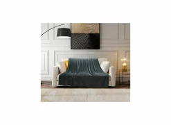 Plaids|Energie Besparen|Plaid 130x160cm - microvezel - antraciet