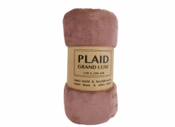 Plaid 130x160cm - microvezel - figue- Plaids|Energie Besparen