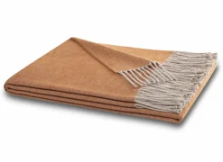 Plaids|Plaids|Plaid 130x170cm - polyester & katoen - rust