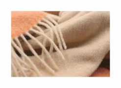 Plaid 150x200cm kasjmier henna zand- Plaids|Plaids