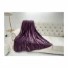 Plaids|Energie Besparen|Plaid 220x240cm microvezel aubergine