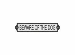 Andere Wanddecoratie|Plakkaat Beware Of The Dog 5,1x25,8cm