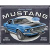 Plakkaat Ford Mustang 40x30cm - metaal - meerkleurig- Andere Wanddecoratie