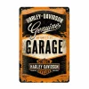 Andere Wanddecoratie|Plakkaat Harley Garage 20x30cm - metaal - meerkleurig