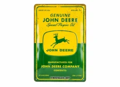 Plakkaat John Deere Special Purpose Oil 20x30cm - metaal - groen & geel- Andere Wanddecoratie