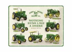 Andere Wanddecoratie|Plakkaat John Deere 40x30cm - metaal - meerkleurig