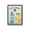 Plakkaat 15x20cm Gin Tonic- Andere Wanddecoratie