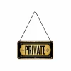 Plakkaat 10x20cm Private- Andere Wanddecoratie