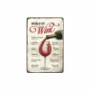 Plakkaat 20x30cm Wine- Andere Wanddecoratie