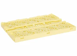 Plooibox 40x30x15cm - kunststof - geel- Opbergboxen|Opbergboxen