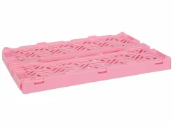Plooibox 30x20x11,5cm - kunststof - roze- Opbergboxen|Opbergboxen