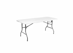 Plooitafels|Plooitafel Manaia 180x74cm - staal - wit