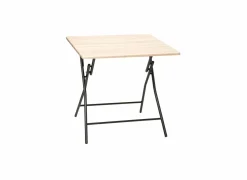 Plooitafel 80x80cm bruin- Plooitafels